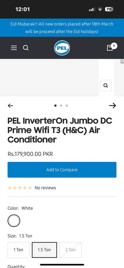 New Split Ac 1.5 Ton Air Conditioner