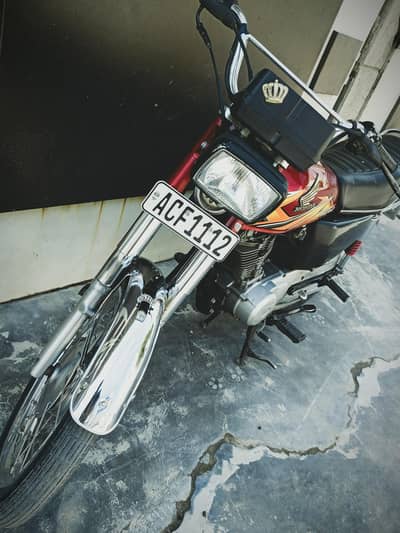 7/10 condition honda 125,2021 model