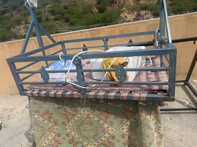 Folding Stroller and swing jhulA