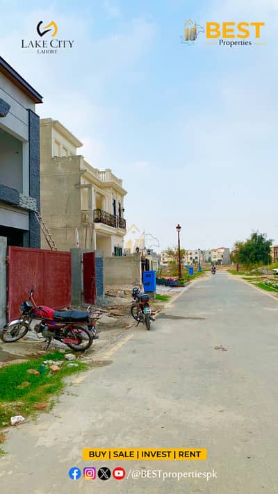 Prime investment Opportunity: 5 Marla Plot Near Park Prime Location in Block M7 C1 Lake City Lahore