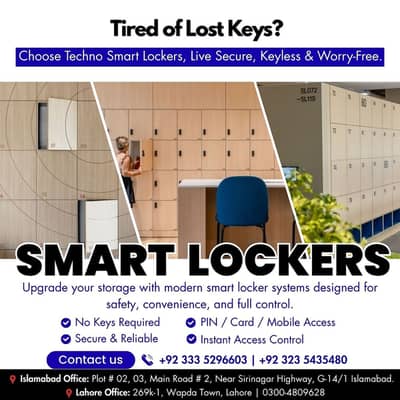 Smart Lockers System | Keyless Security & Modern Access Control