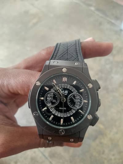 heavy weight double lock watch