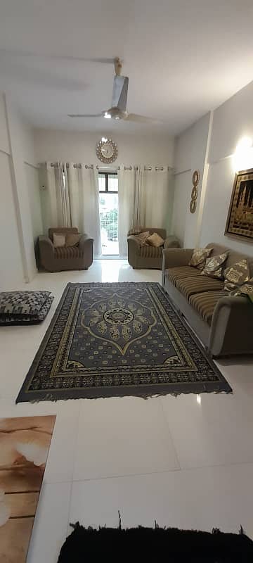 2 BED DD With Roof 1100 Sqft Block K North Nazimabad