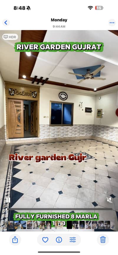 Fully Furnished 8 Marla Available for Rent