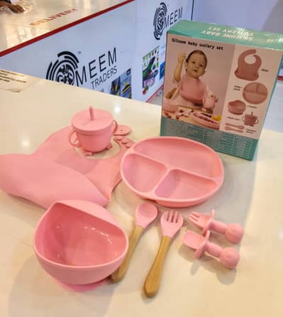 silicone children's tableware set