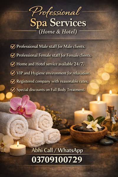 Spa,Services- Spa Center & Saloon - Spa Therapy Available
