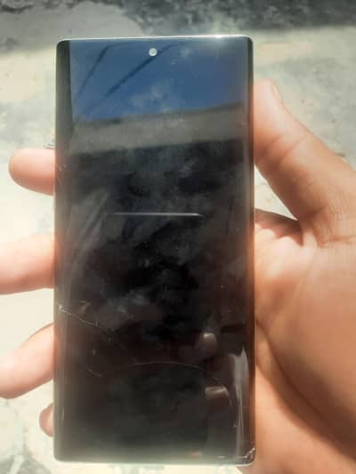 samsung note 10 original panel with frme just glass break