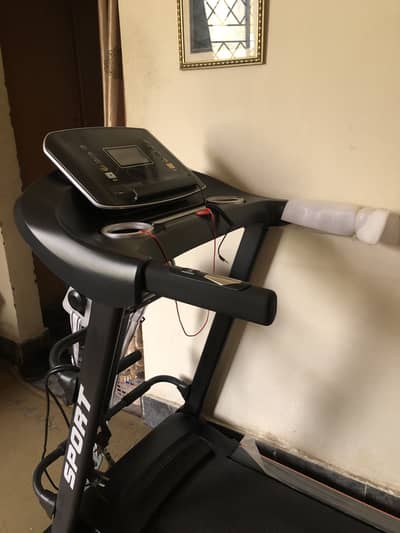 Multifunctional Motorised Treadmill with Massager and Sit up Bar