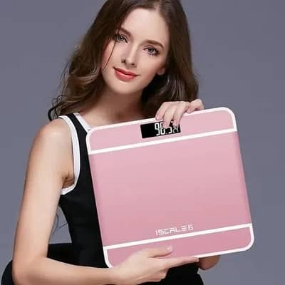 Smart Digital Weight machine with LCD Display Tempered Glass 180kg