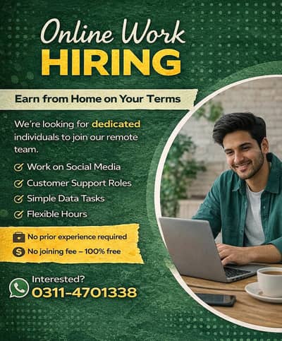 Full time, Part time, home base job available