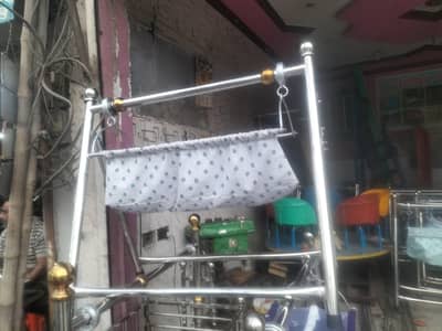 Baby jhulla cood quality steel pap vanding more details inbox