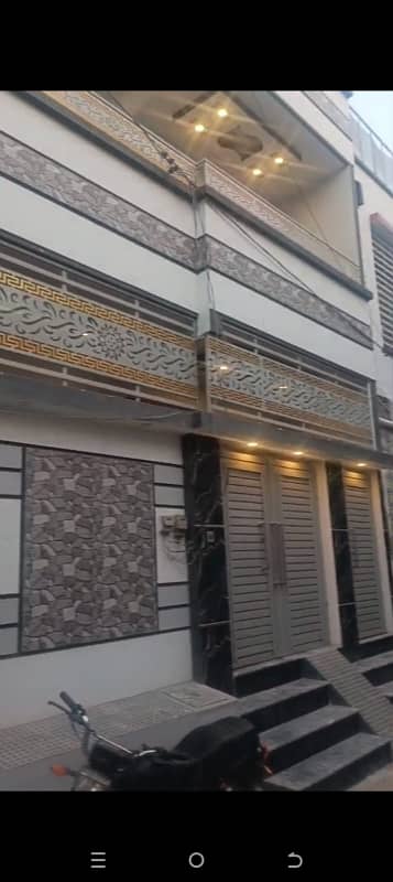 Sector-5-C/4 BEAUTIFUL GROUND PLUS ONE BRAND NEW HOUSE WEST OPEN ROAD SE UPER HAI NORTH KARACHI