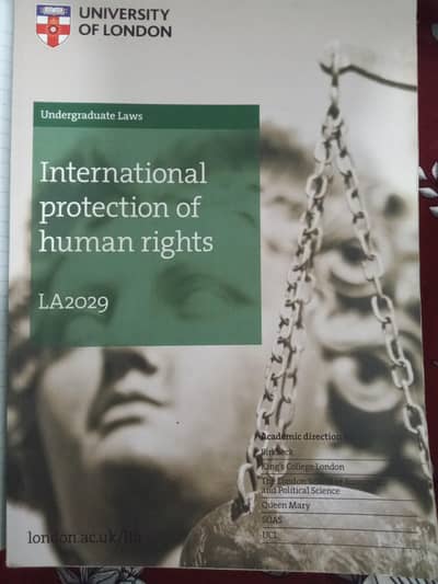 university of london international protection of humman rights LA2029