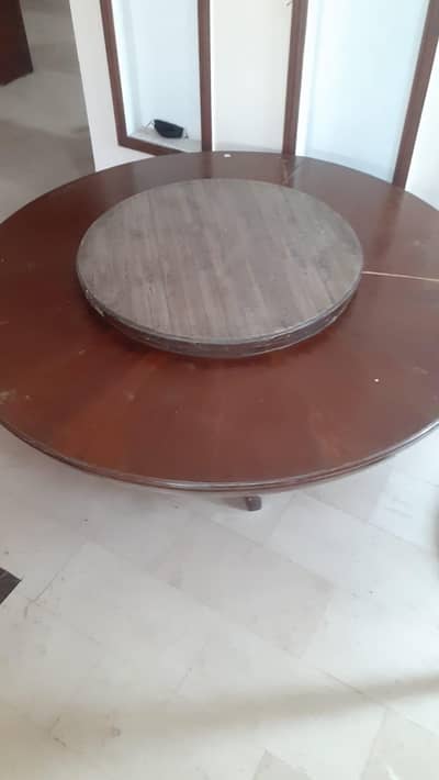 pure wood moving table only