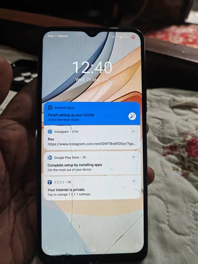 Vivo y53s 8gb 128gb with box charger