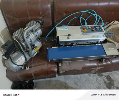 Sealing Machine with Compressor for Sale