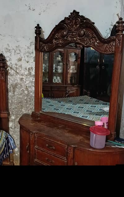 double bed plus Side Table & Dressing