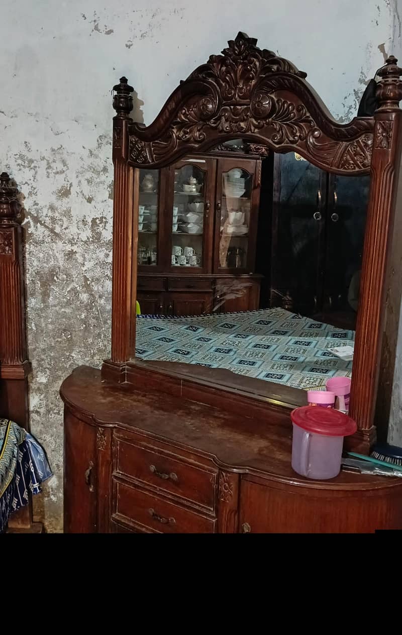 double bed plus Side Table & Dressing 0