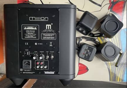 Mission M3 Cube 4.1 Speakers Set like Bose Klipsch Polk Kef Jbl Focal