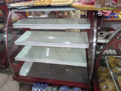 bakery counter with life time glass warranty