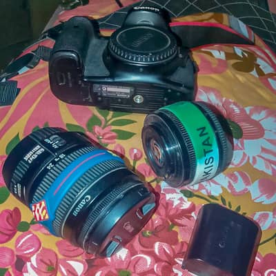 Canon 60D DSLR Camera + 18-55mm + 50mm Lens (Full Kit)