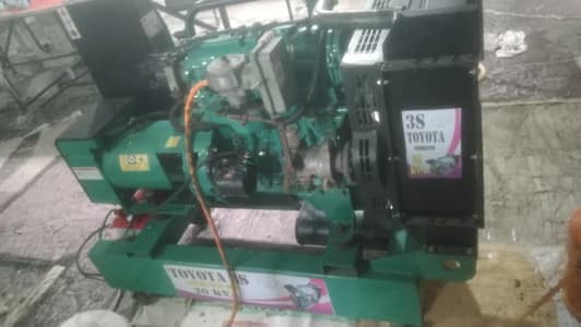 Gas Generatior 20kV Toyota 3S Engine l Exitior Wali Motor l  only 55Ho