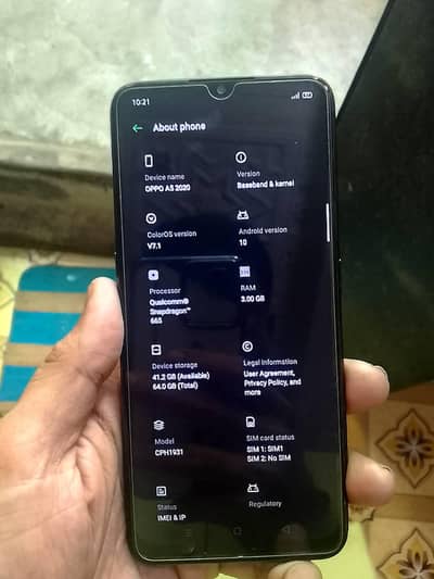 oppo A5 2020 3gb 64gb
