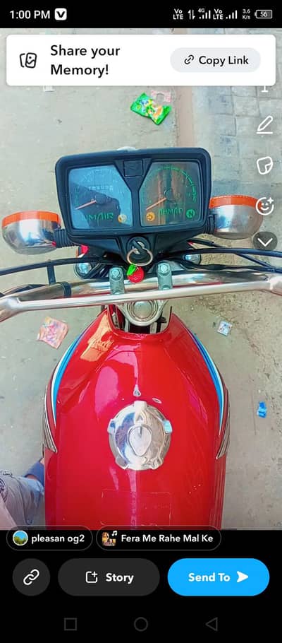 Honda CG 125 for sale original document and biometric