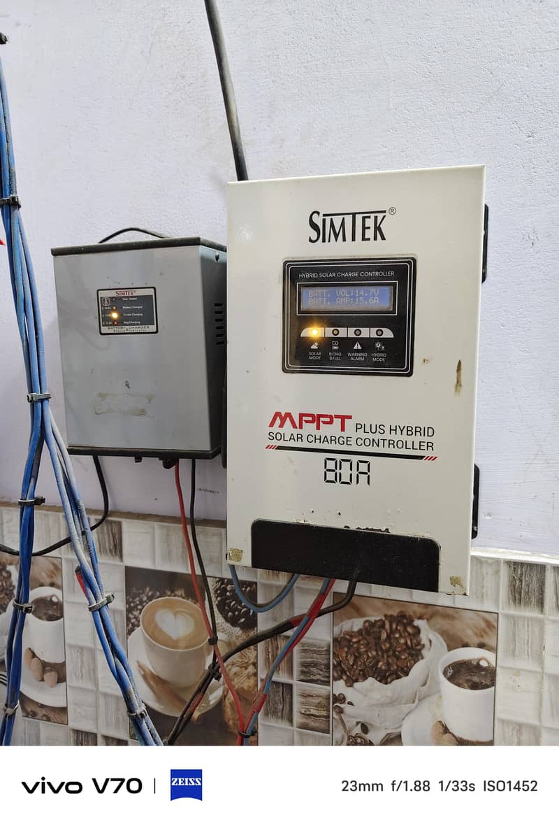 simtek charge controller 80 amp 0