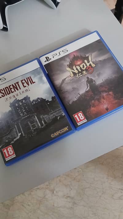 Resident evil 9 Requiem and nioh 3 ps5 playstation games