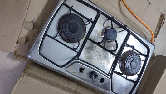 Imported Heavy Duty Gas Stove (3 Burner) – Good Condition