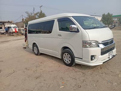 Toyota Hiace Grand Cabin available for booking tour rent