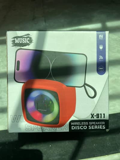 X-911 Wireless Disco Speaker with RGB Lights - 5W Bass Boosted