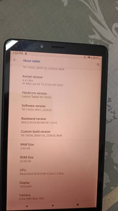 Lenovo tab M7