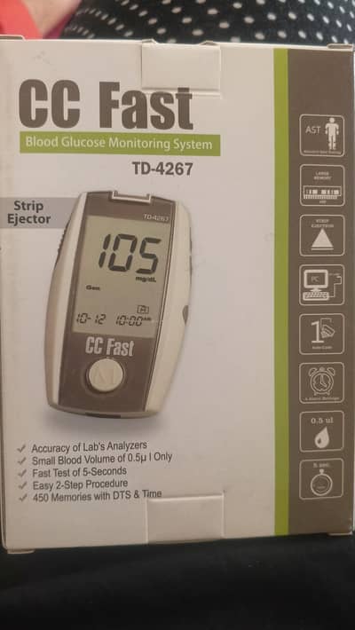 CC FAST BLOOD GLUCOSE MONITORING SYSTEM