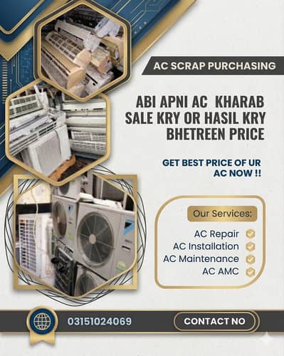 Sell Your Old AC | Split |Window| Inverter AC Buyer | Ac