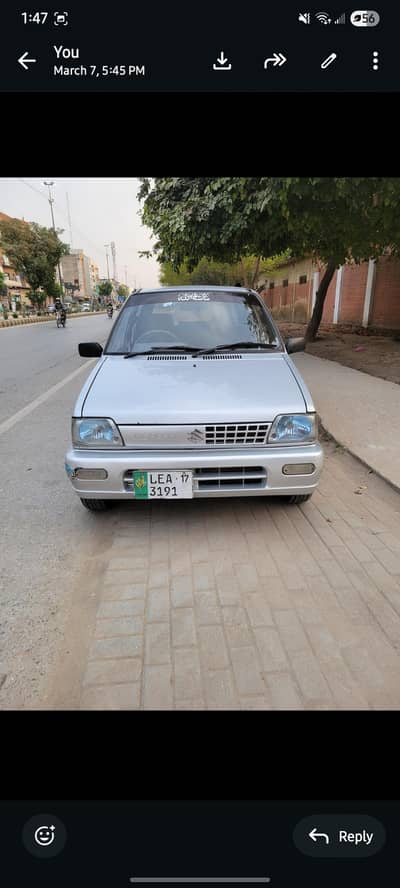 Suzuki Mehran  vx  but ac and heater installed. . mechanical fitt