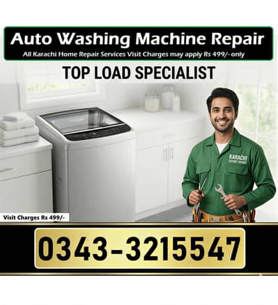 Automatic Washing Machine Repair Dawlance Haier LG Pel Samsung Kenwood