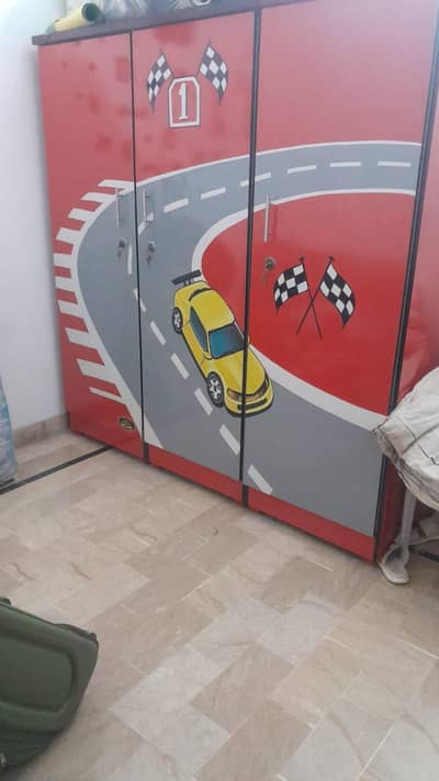 kids complete furniture bed study table 3 door wardrobe