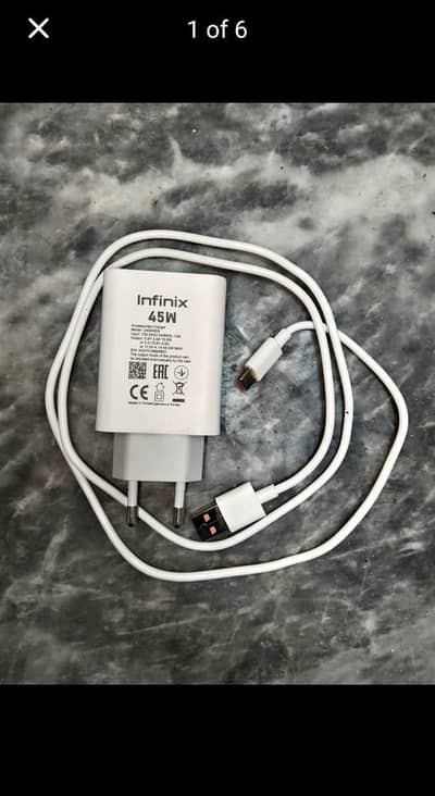 Infinix 45 w original charger