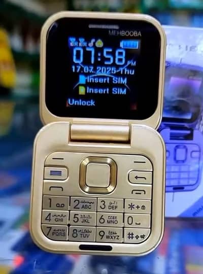 mini flip button phone