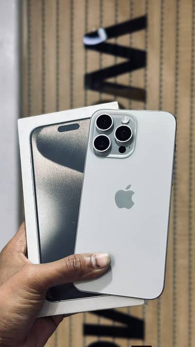 I phone 15 pro max 512GB  official pta approved