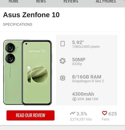 Asus Zenfone 9-10