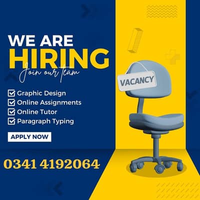 online jobs/full time/part time/simple typing jobs for boys and girls