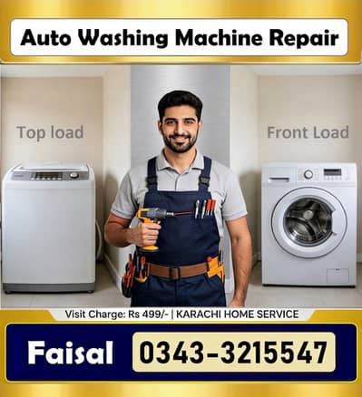 Automatic washing machine Repair Fridge Repair AC Repair AC Service