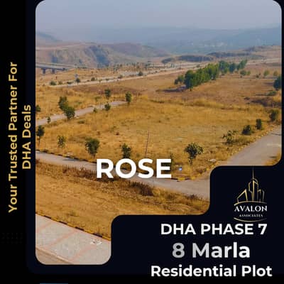 Exclusive 8 Marla Residential Plot for Sale in DHA Phase 7 (Rose Sector), Islamabad