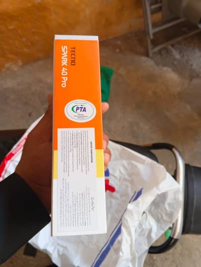 Techno spart 40 pro for sale with box and charger 7 months warranty