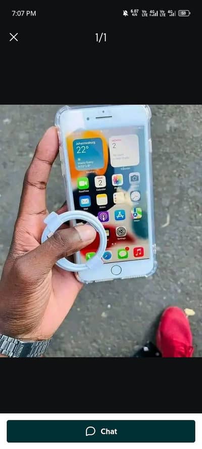 iphone 6 plas 128 GB with box my WhatsApp number 0308/55/95/823