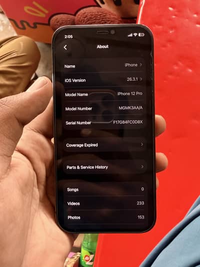 Phone 12 Pro | 128GB | Non-PTA (SIM Time Available) | Box & Cable