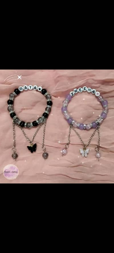 Handmade beads bracelet in unique designs for events